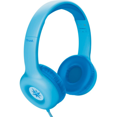 Навушники Trust Nouna Headphones mini-jack, Mic, Синій Навушники Trust Nouna Headphones mini-jack, Mic, Синій