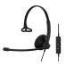 Гарнітура комп'ютерна моно On-Ear EPOS IMPACT 100 MS, USB C + A, Microsoft Teams, односпрямований, 2м, Чорний Гарнітура комп'ютерна моно On-Ear EPOS IMPACT 100 MS, USB C + A, Microsoft Teams, односпрямований, 2м, Чорний