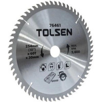 Диск пильний Tolsen по дереву, 254х60Tх30мм