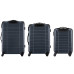 Набір валіз Wenger, Amplar 3 в 1, (S,M,L), пластик, 4 колеса, синій Набір валіз Wenger, Amplar 3 в 1, (S,M,L), пластик, 4 колеса, синій