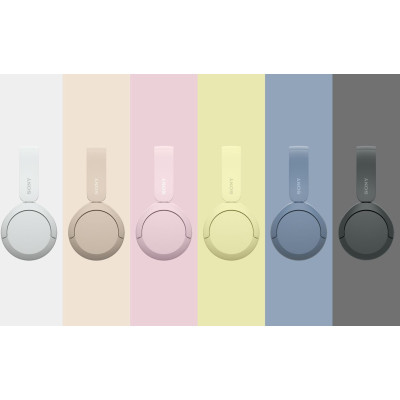 Навушники On-ear Sony WH-CH520 BT 5.2, SBC, AAC, Wireless, Mic, Рожевий