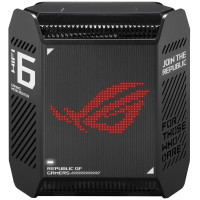 Система WiFi-Mesh ASUS ROG Rapture GT6 AX10000, 3xGE LAN, 1x2.5GE WAN, 1xUSB 3.2, 1мод, чорний