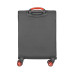 Валіза 2E, Trek, поліестер, мала, 35л, TSA, 4 колеса, сірий