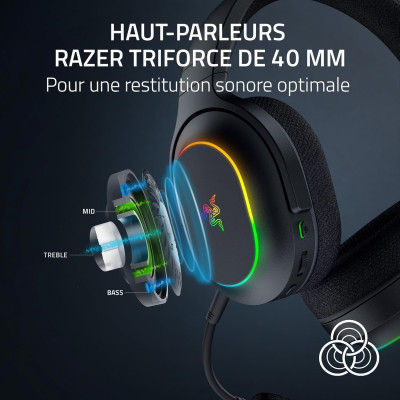 Гарнітура ігрова Razer Barracuda X Chroma, BT/WL, RGB, чорний