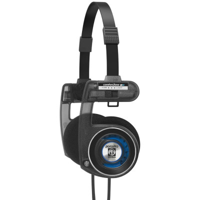 Навушники On-Ear Koss Porta Pro Utility, 3.5 mini-jack, 1.2м, Чорний