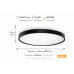 Світильник накладний OSRAM CEILING LUXO 24Вт 4000К чорний