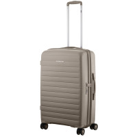 Валіза 2E, Aero, поліпропілен, середня, 63/78 л, TSA, 4 колеса, EXP, сіро-коричневий Валіза 2E, Aero, поліпропілен, середня, 63/78 л, TSA, 4 колеса, EXP, сіро-коричневий