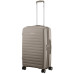 Валіза 2E, Aero, поліпропілен, середня, 63/78 л, TSA, 4 колеса, EXP, сіро-коричневий