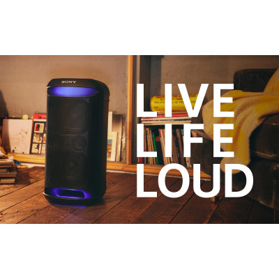 Акустична система Sony SRS-XV500B 2.0, BT 5.2, IPX4, LED, Party Connect, SBC, AAC, LDAC