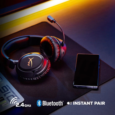 Гарнітура ігрова HyperX Cloud Flight 2, WL/USB-A/USB-C, чорний Гарнітура ігрова HyperX Cloud Flight 2, WL/USB-A/USB-C, чорний