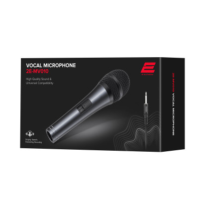 Мікрофон вокальний 2Е MV010 6.35mm
