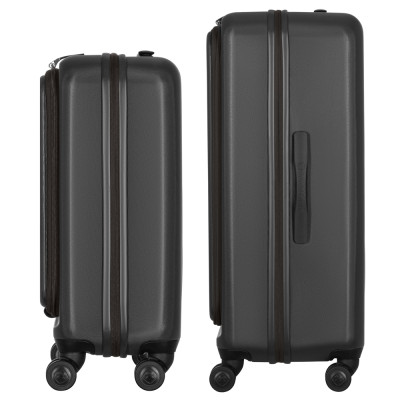 Набір валіз Wenger Skyon Hardside, полікарбонат, (S+L), TSA, 4 колеса, розширення, сірий