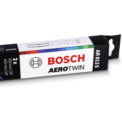 Склоочисник BOSCH Aerotwin безкаркасний комплект 600/450мм (3 397 118 912)