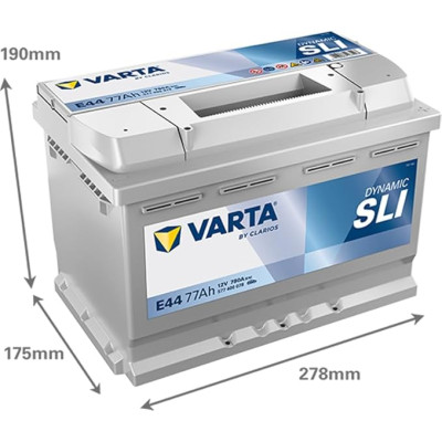 Акумулятор Varta Dynamic SLI 12В 77Аг 780А R+ (577400078)