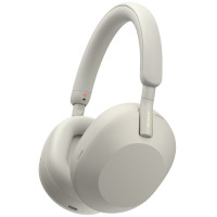 Навушники Over-ear Sony WH-1000XM5 BT 5.2, ANC, Hi-Res, AAC, LDAC, Wireless, Mic, Сріблястий