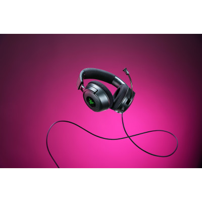 Гарнітура ігрова Razer Kraken V4 X, 7.1, USB-A, 1.8м, RGB, чорний Гарнітура ігрова Razer Kraken V4 X, 7.1, USB-A, 1.8м, RGB, чорний