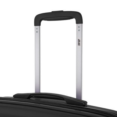 Валіза 2E, Aero, поліпропілен, середня, 63/78 л, TSA, 4 колеса, EXP, чорний