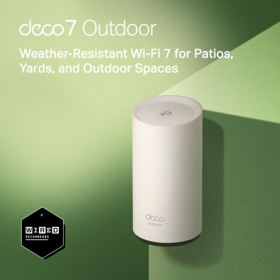 Система WiFi-Mesh TP-LINK Deco BE25 BE5000, 2x2.5GE LANWAN,  1мод, зовнішня