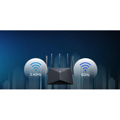 Маршрутизатор Netis NX30 AX3000, 3xGE LAN, 1xGE WAN, MESH Маршрутизатор Netis NX30 AX3000, 3xGE LAN, 1xGE WAN, MESH