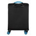 Валіза 2E, Trek, поліестер, мала, 35л, TSA, 4 колеса, чорний