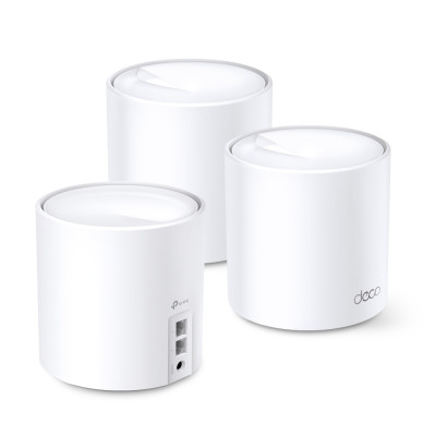 Система WiFi-Mesh TP-LINK Deco X60 AX5400, 1xGE LAN, 1xGE WAN, 3 мод
