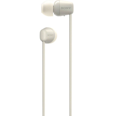 Навушники In-ear Sony WI-C100 BT 5.0, IPX4, SBC, AAC, Wireless, Mic, Бежевий