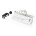 Блок розеток DIGITUS Office, 3xSchuko, 2xUSB-A, 1xUSB-C, 16A, 1.5м, вилка Schuko, білий