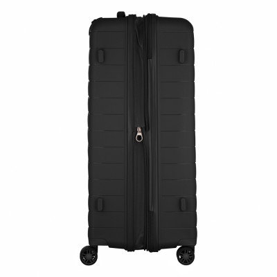 Валіза 2E, Aero, поліпропілен, велика, 99/119 л, TSA, 4 колеса, EXP, чорний