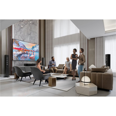 Проєктор домашнього кінотеатру Epson EH-QS100B UHD, 4500 lm, LASER, 0.16,  чорний