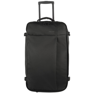 Сумка дорожня на 2-х колесах, Tucano Tugo M Trolley, 45л, поліестер, чорна Сумка дорожня на 2-х колесах, Tucano Tugo M Trolley, 45л, поліестер, чорна