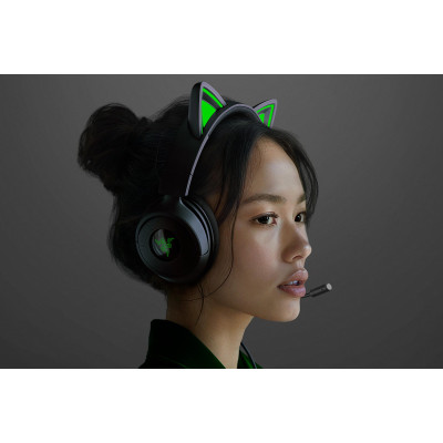 Гарнітура Razer Kraken Kitty V3 X, mini-jack, 1.3м, чорний