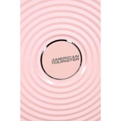 Валіза American Tourister, Soundbox, поліпропілен, середня, 67см, 71.5/81л, TSA, 4 колеса, EXP, пастельно-рожевий Валіза American Tourister, Soundbox, поліпропілен, середня, 67см, 71.5/81л, TSA, 4 колеса, EXP, пастельно-рожевий
