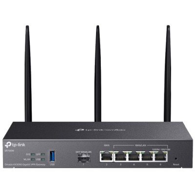 Мультисервісний Маршрутизатор TP-LINK ER706W AX3000 4xGE LAN/WAN, 1xGE WAN, 1xSFP, 1xUSB3.0
