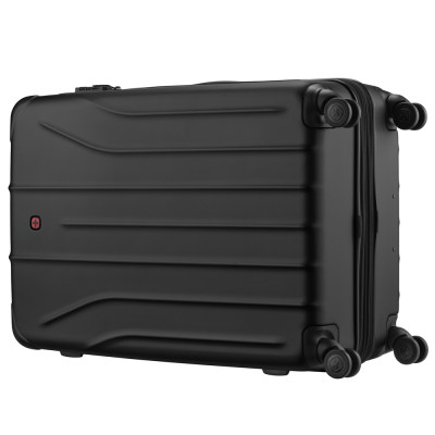 Валіза Wenger, Oryson, велика, пластик, 4 колеса, чорна Валіза Wenger, Oryson, велика, пластик, 4 колеса, чорна