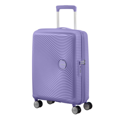 Валіза American Tourister, Soundbox, поліпропілен, мала, 55см, 35.5/41л, TSA, 4 колеса, EXP, лавандовий Валіза American Tourister, Soundbox, поліпропілен, мала, 55см, 35.5/41л, TSA, 4 колеса, EXP, лавандовий