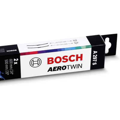 Склоочисник BOSCH Aerotwin безкаркасний комплект 600/500мм (3 397 007 297)