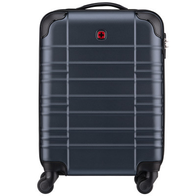 Валіза Wenger, Amplar, мала, пластик, 4 колеса, синя