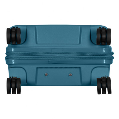 Набір валіз 2E, Aero, поліпропілен, (M+S), TSA, 4 колеса, EXP, синій