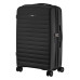Набір валіз 2E, Aero, поліпропілен, (L+M+S), TSA, 4 колеса, EXP, чорний