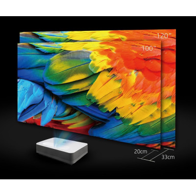 Проєктор ультракороткофокусний HP BP5000 UHD, 2000 lm, LASER, 0.23, WiFi, Smart Aptoide Проєктор ультракороткофокусний HP BP5000 UHD, 2000 lm, LASER, 0.23, WiFi, Smart Aptoide