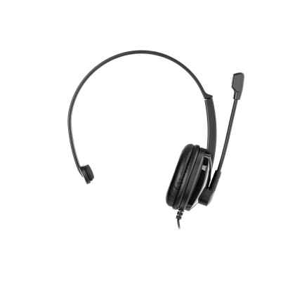 Гарнітура ПК моно On-ear 2E CH12 mini-jack, omni-mic, 1.2м, чорний