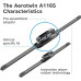 Склоочисник BOSCH Aerotwin безкаркасний комплект 600/400мм (3 397 007 116)