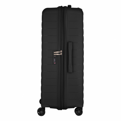 Валіза 2E, Aero, поліпропілен, велика, 99/119 л, TSA, 4 колеса, EXP, чорний