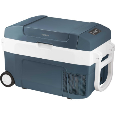 Холодильник дорожній Sencor, 41.5х35.6х65.5, 35л, 1дв, компресор, на колесах, cиній