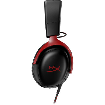 Гарнітура ігрова HyperX Cloud III, mini-jack/USB-A/USB-C, 1.2м/1.3м, чорно-червоний Гарнітура ігрова HyperX Cloud III, mini-jack/USB-A/USB-C, 1.2м/1.3м, чорно-червоний