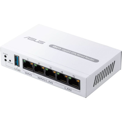 Маршрутизатор ASUS ExpertWiFi EBG15 2xGE LAN 1xGE WAN, 2xGE WAN/LAN, USB 3.2, BT Маршрутизатор ASUS ExpertWiFi EBG15 2xGE LAN 1xGE WAN, 2xGE WAN/LAN, USB 3.2, BT