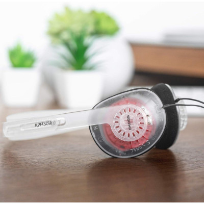Навушники On-Ear Koss KPH30iCL, 3.5 mini-jack, Mic, 1.2м, Прозорий