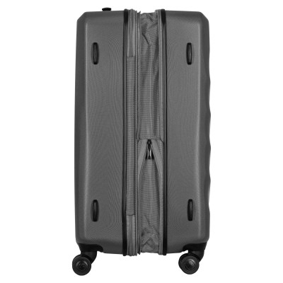 Валіза Wenger, Motion, полікарбонат, середня, 69см, 85/100л, TSA, 4 колеса, сірий