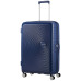 Валіза American Tourister, Soundbox, поліпропілен, велика, 77см,  97/110л, TSA, 4 колеса, EXP, темно-синій