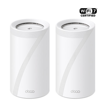 Система WiFi-Mesh TP-LINK Deco BE85 BE22000, 2x2.5GE LAN, 1x10GE WAN, 1xSFP+, 1xUSB 3.0, 2мод
